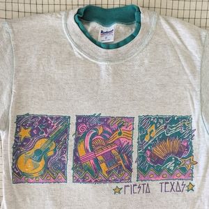 Vintage Two-tone Fiesta, Texas Music T-shirt